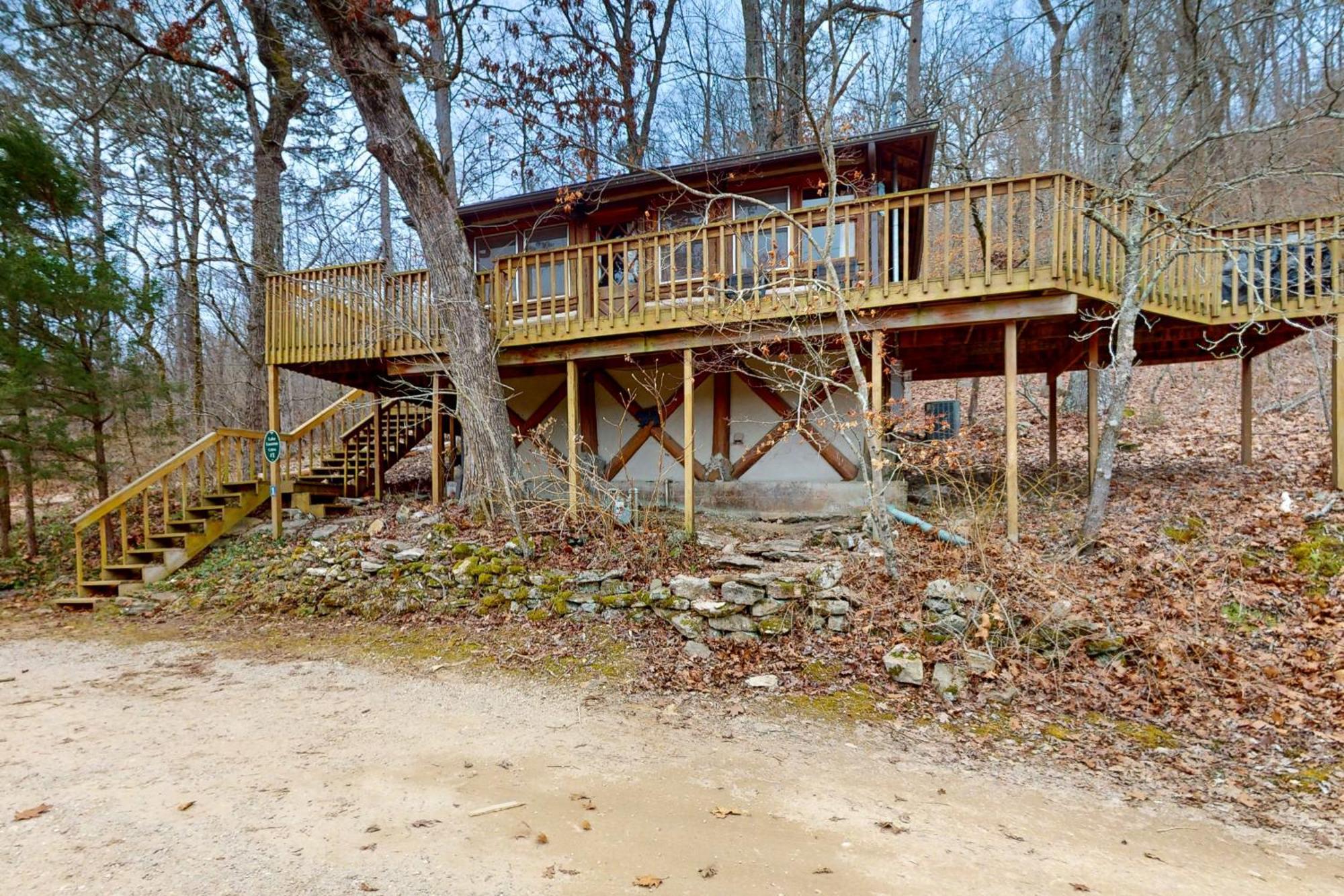 Lake Lucerne - Treehouse Cabin #01 Eureka Springs Kültér fotó