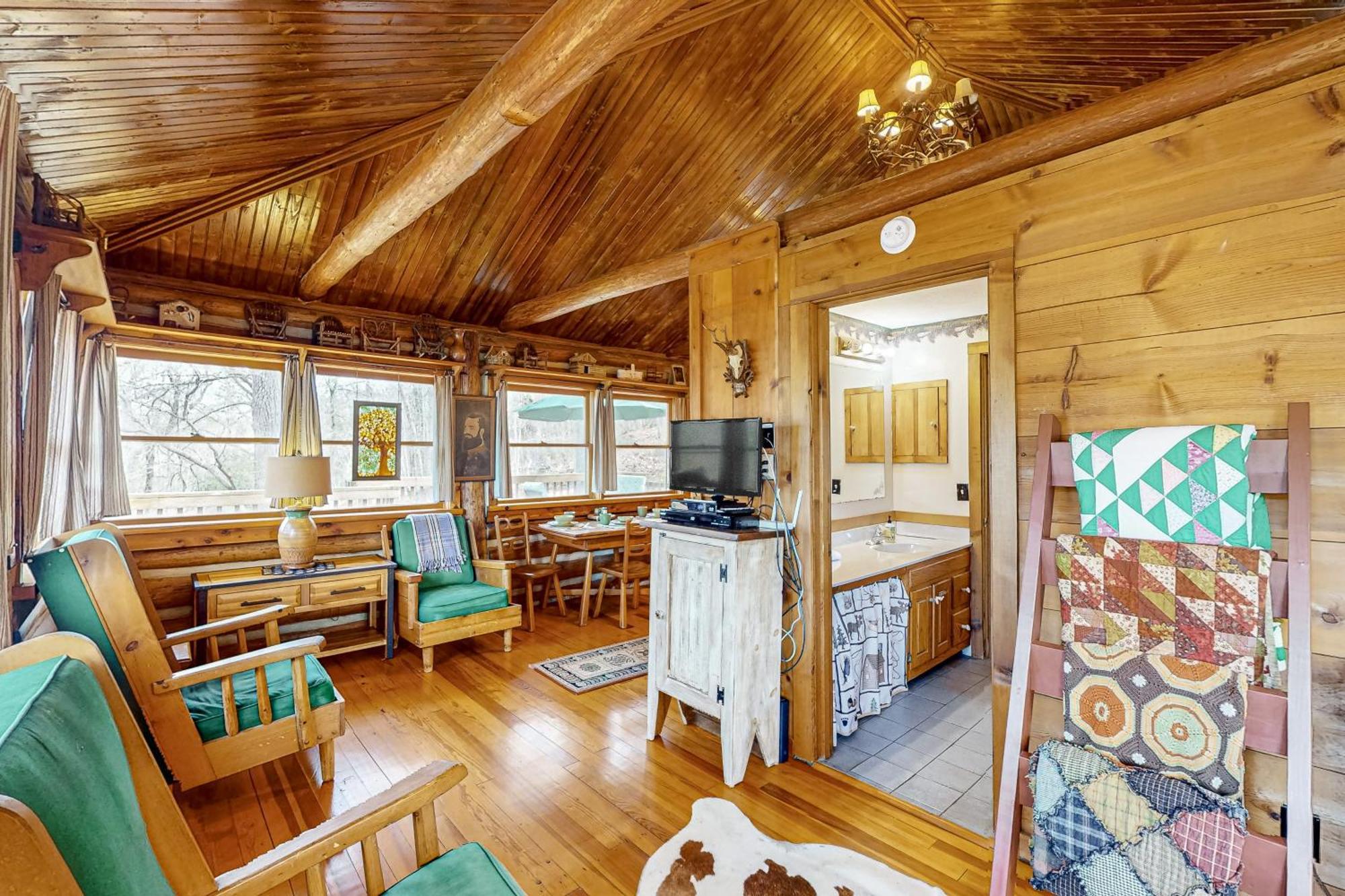Lake Lucerne - Treehouse Cabin #01 Eureka Springs Kültér fotó